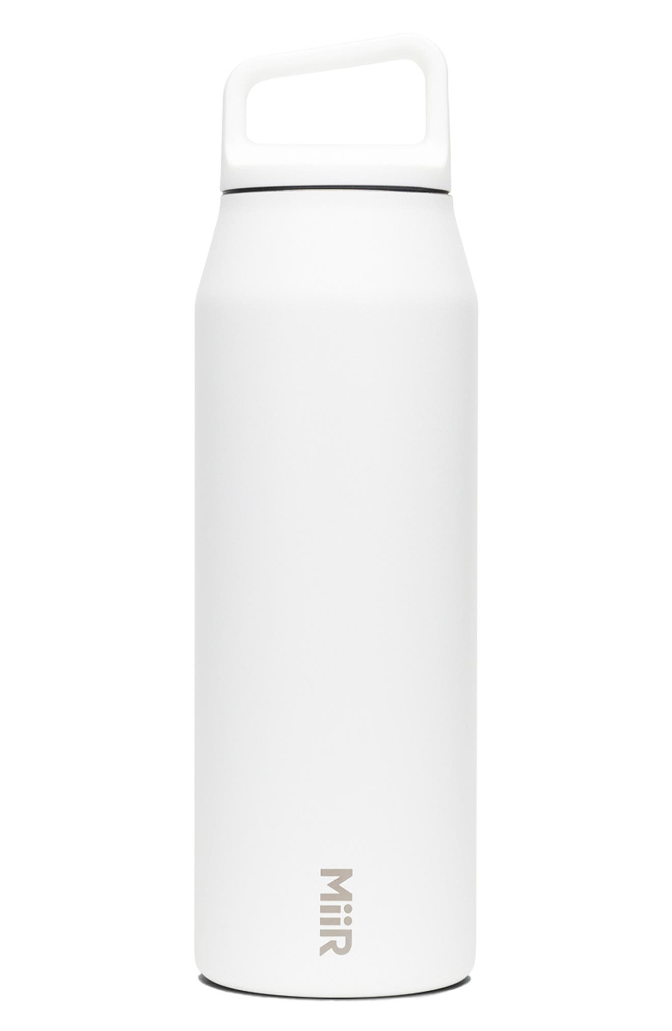 MiiR 32-Ounce Wide Mouth Stainless Steel Insulated Water Bottle in White at Nordstrom