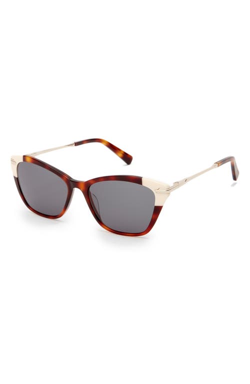 Ted Baker London 55mm Cat Eye Sunglasses In Tortoise