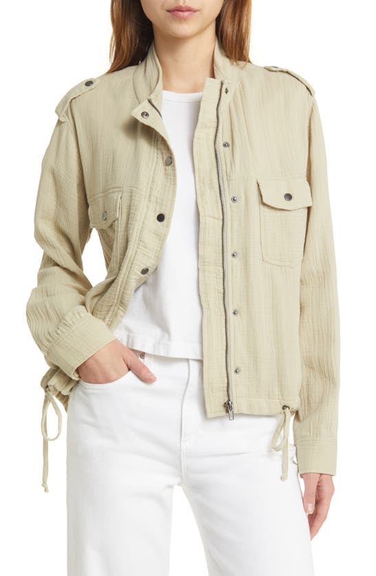 Rails Collins Organic Cotton Military Jacket In Sage