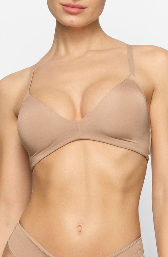 Shop Skims Wireless Form T-shirt Bra In Clay