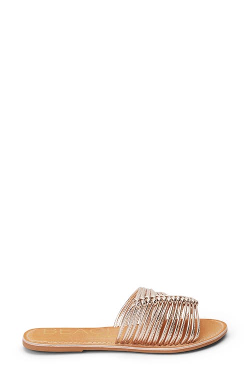 Shop Beach By Matisse Baxter Slide Sandal In Gold