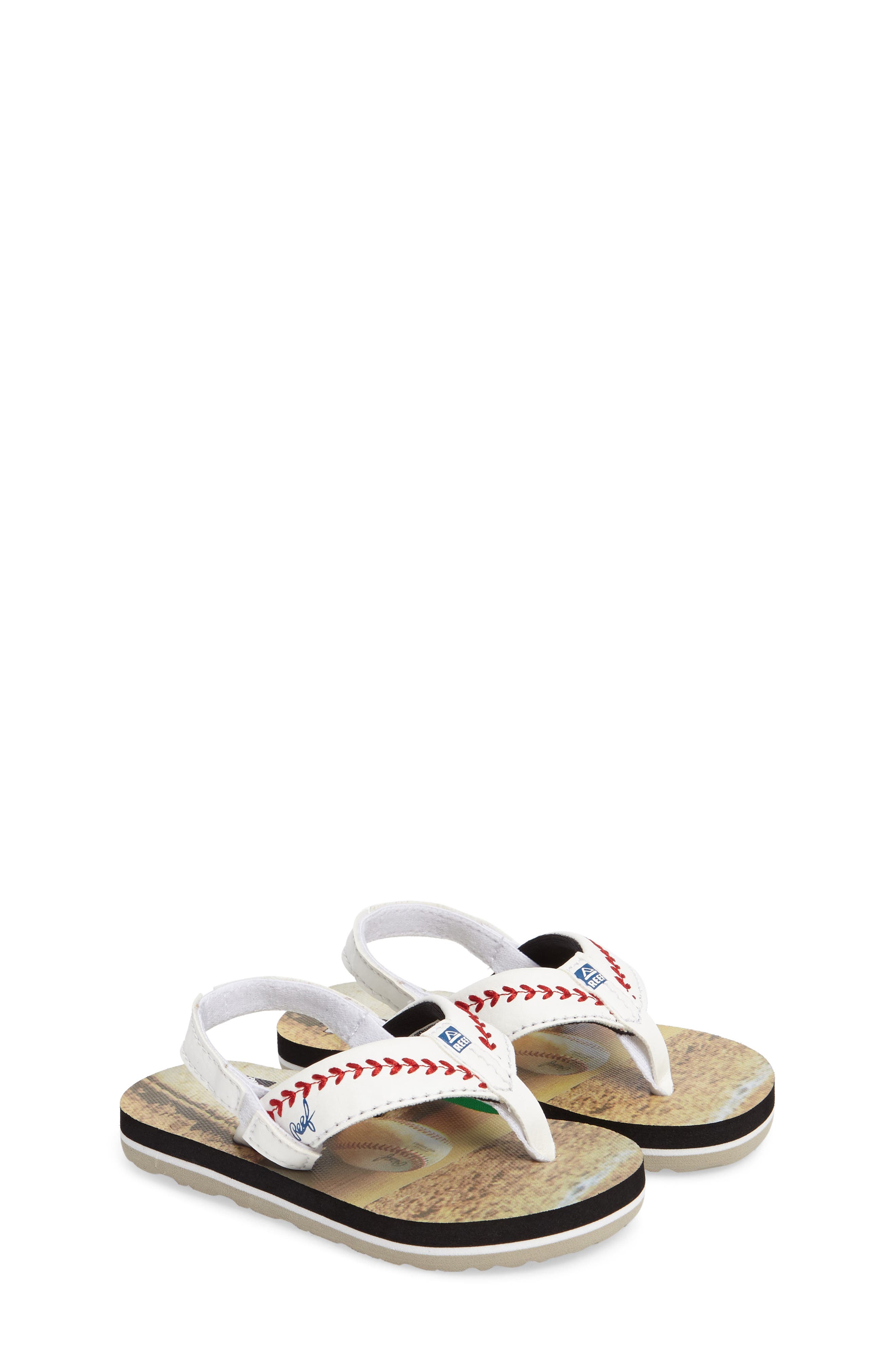 Reef baseball discount flip flops