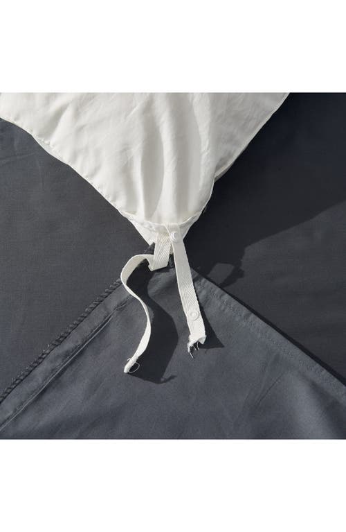 Sijo Luxesoft Organic Cotton Sateen Duvet Cover In Storm