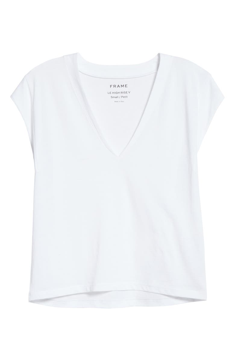 FRAME Le Mid Rise VNeck TShirt Nordstrom