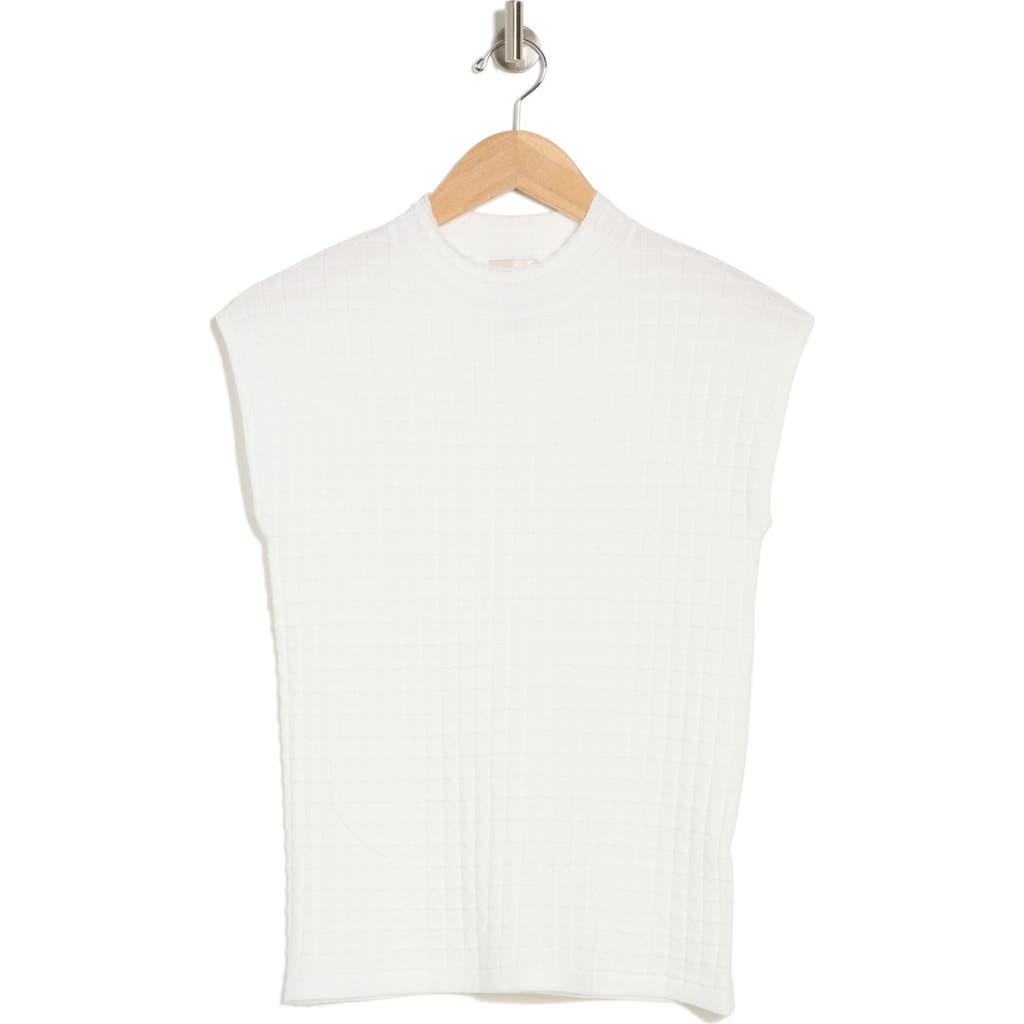 Industry Republic Clothing Sleeveless Waffle Knit Top In Snow Globe