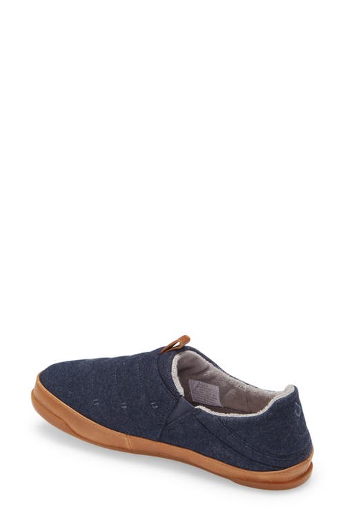 Olukai Mahana Convertible Quilted Slipper In Trench Blue/trench Blue