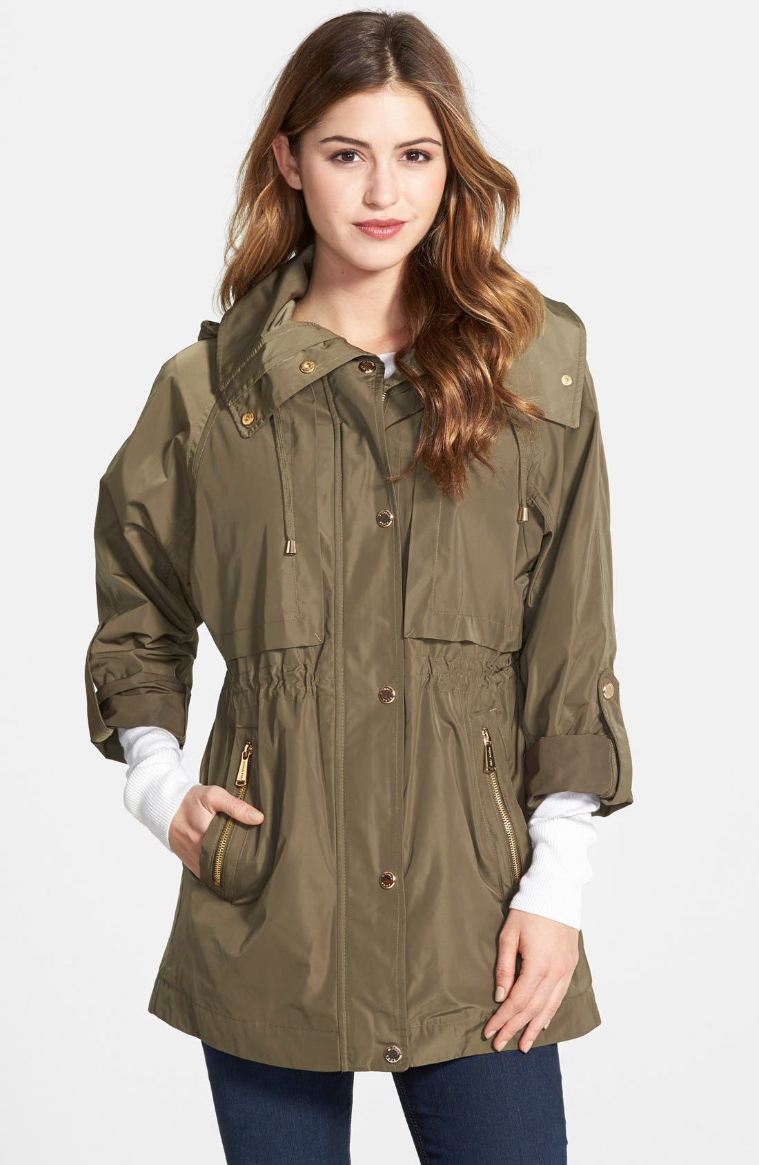 MICHAEL Michael Kors Roll Sleeve Anorak Nordstrom
