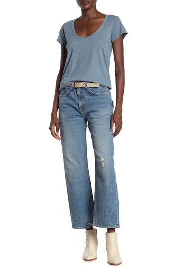 Rag Bone Maya High Rise Cropped Straight Jeans Hautelook