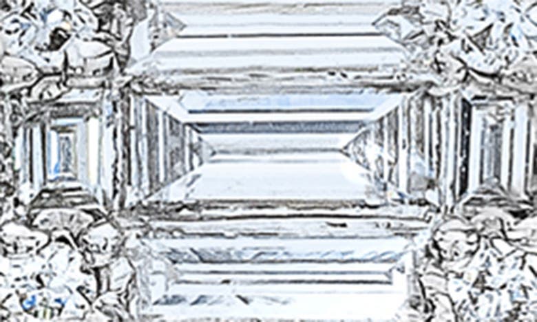 Shop Mindi Mond Clarity Lattice Medallion Diamond Drop Earrings In 18k White Gold
