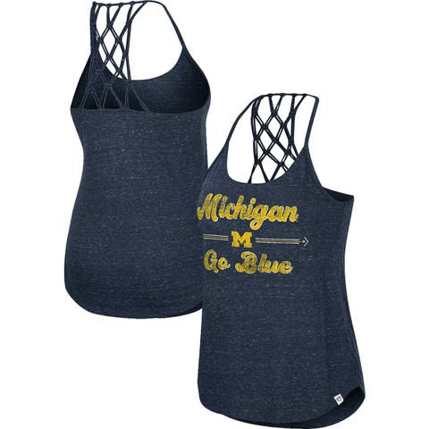 Lids Detroit Tigers Nike Women's Right Mix High Neck Tank Top - Navy