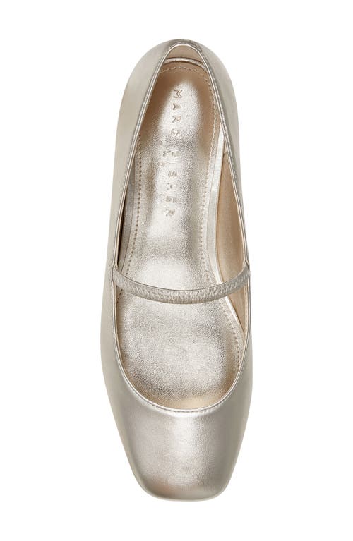 Marc Fisher Ltd Urella Mary Jane Flat In Gold