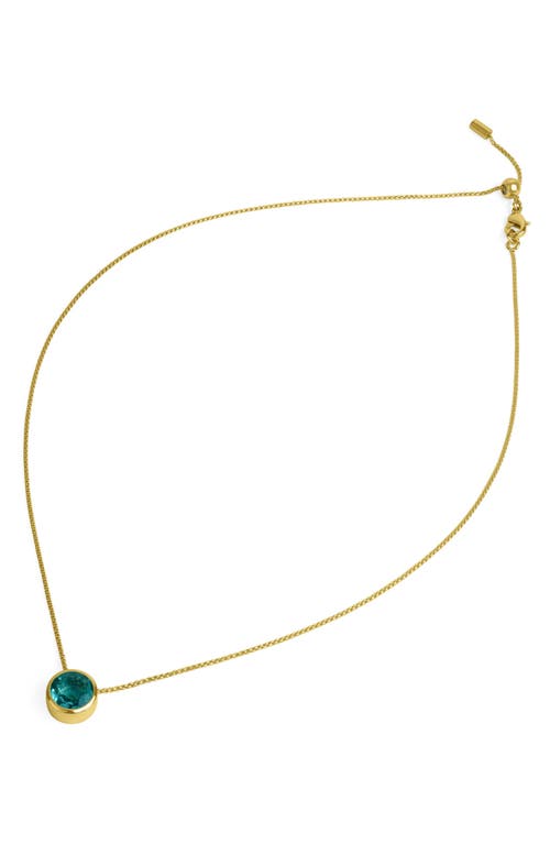 Shop Dean Davidson Signature Pendant Necklace In Electric Blue/gold