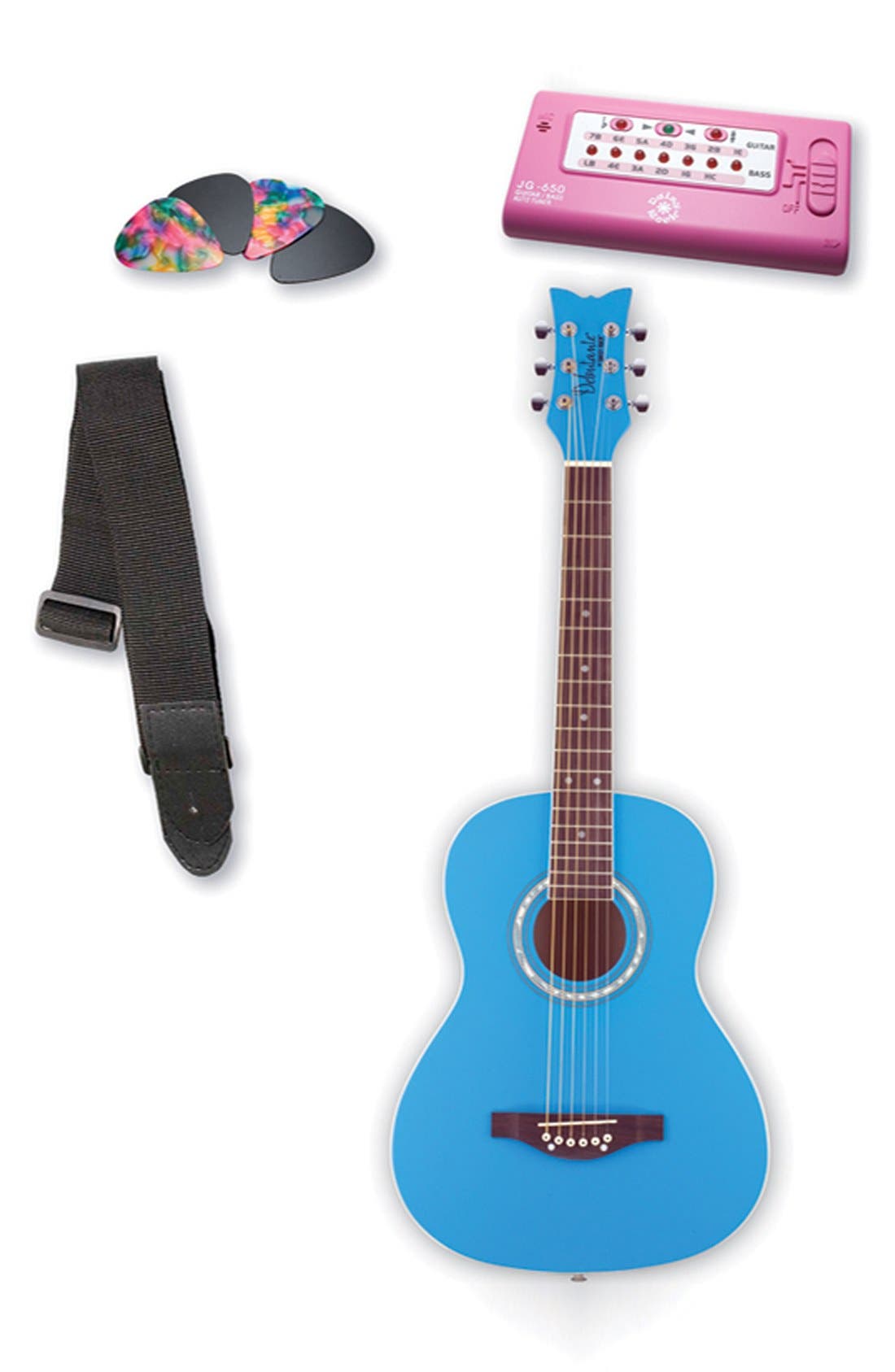 Daisy Rock 'Debutante Junior Miss' Acoustic Guitar Starter Kit Nordstrom