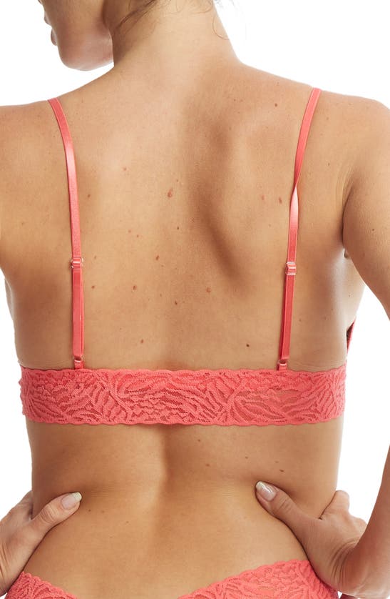 Hanky Panky Animal Max Lace Padded Bralette In Wild Card