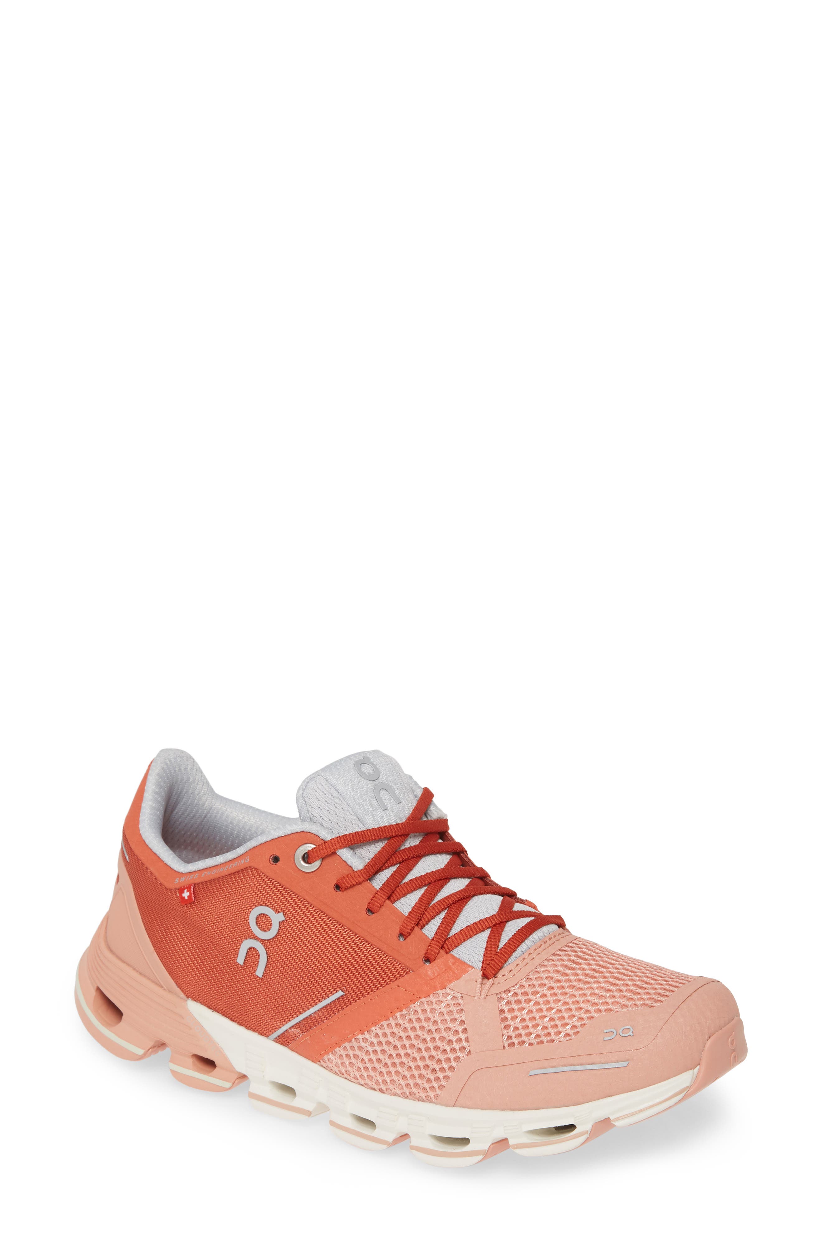 orange workout shoes