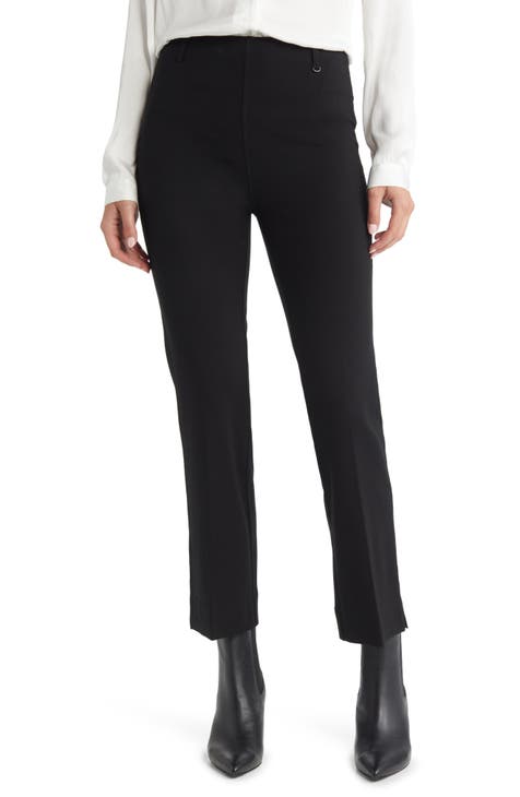 Knit Rayon Spandex High Waisted Boot Cut Pants With Side Slit Detail –  Apothecary Social