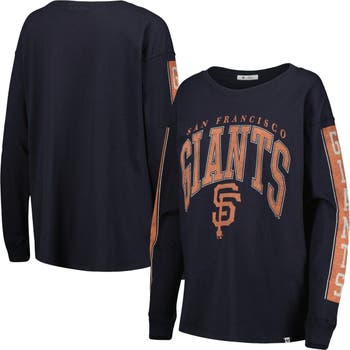 San Francisco Giants '47 Women's Statement Long Sleeve T-Shirt - Black