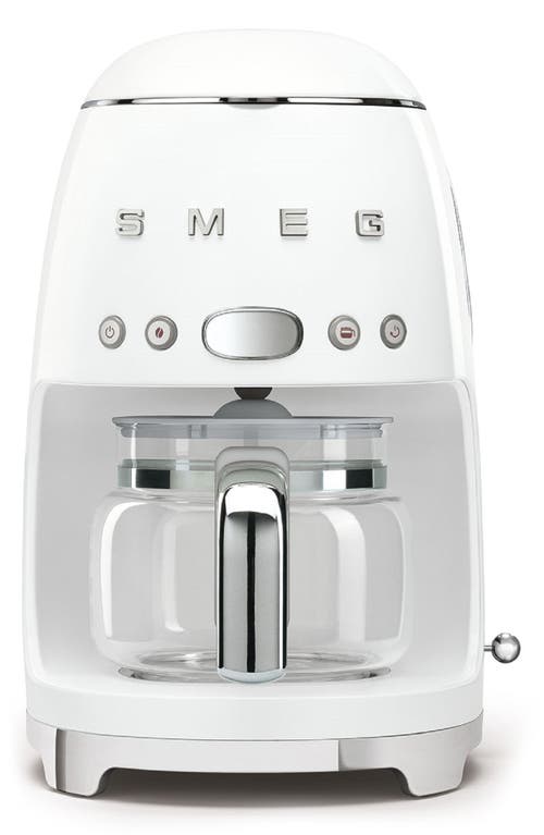 Smeg Drip Filter Stainless-steel Coffee Machine In White