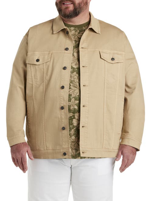 Shop True Nation By Dxl Twill Jacket In Light Tan