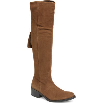 Toni Pons Tripoli Over The Knee Tassel Boot - Beige