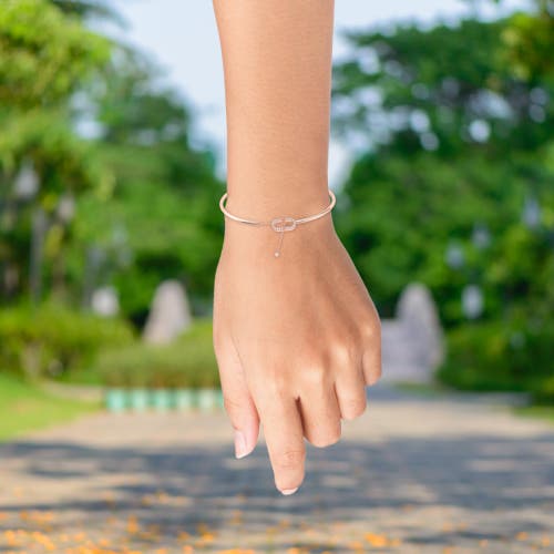 Luvmyjewelry Celia C Adjustable Diamond Cuff In 14k Rose Gold Vermeil On Sterling Silver In 14kt Rose Gold Vermeil