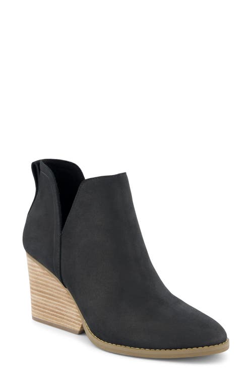 Shop Toms Eliza Suede Bootie In Black