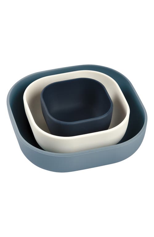 3-Piece Beaba Mealtime Nesting Bowls in Midnight at Nordstrom