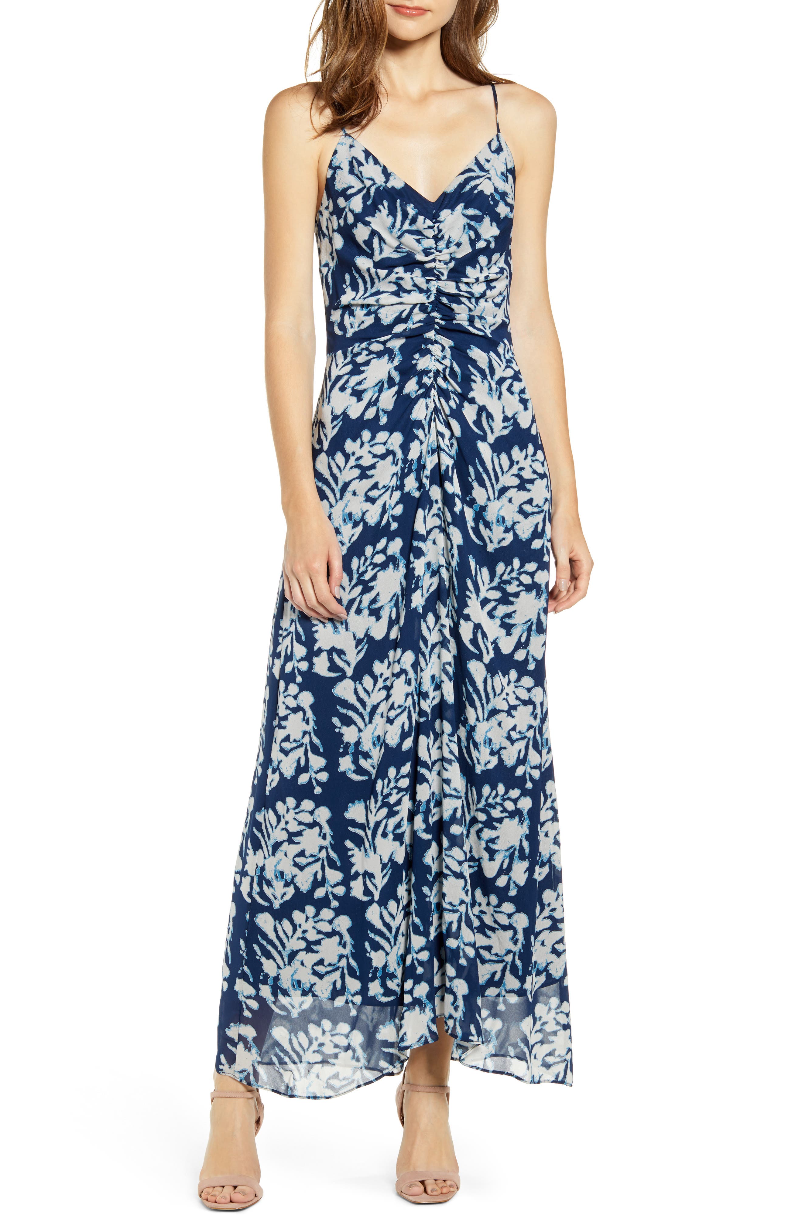 Bailey 44 Fresco Print Maxi Dress, Blue