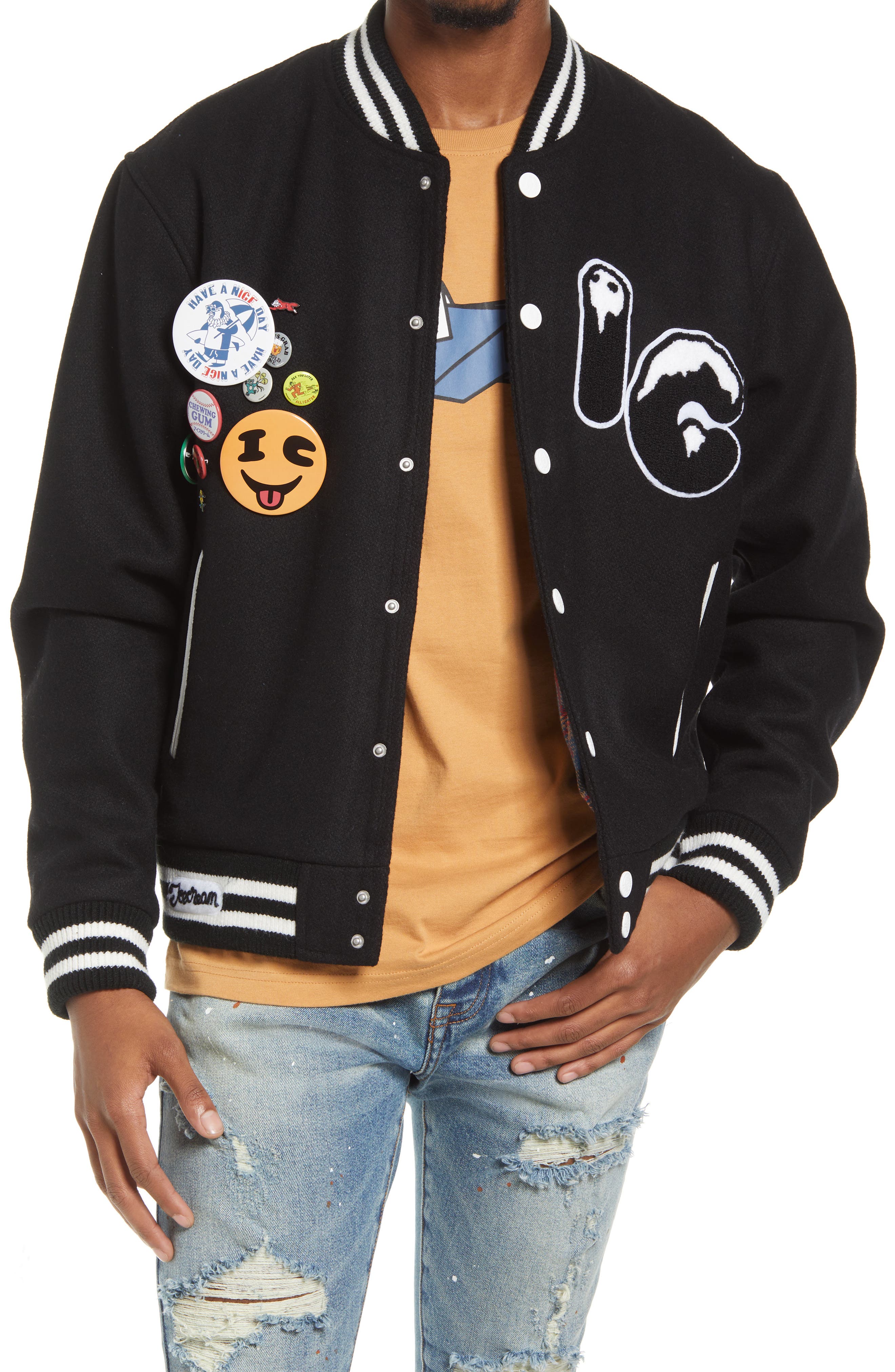 ice cream varsity jacket