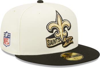 New Era Black/Gold New Orleans Saints 2022 NFL Draft Low Profile 59FIFTY Fitted Hat