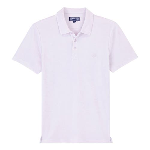 Shop Vilebrequin Solid Terry Polo In Hortensia