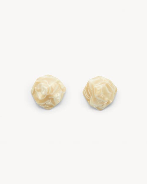 Machete Sculpture Studs In Ivory