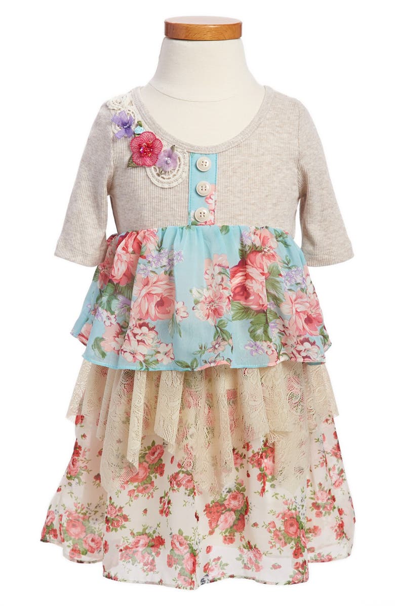 Truly Me Tiered Dress (Little Girls & Big Girls) | Nordstrom