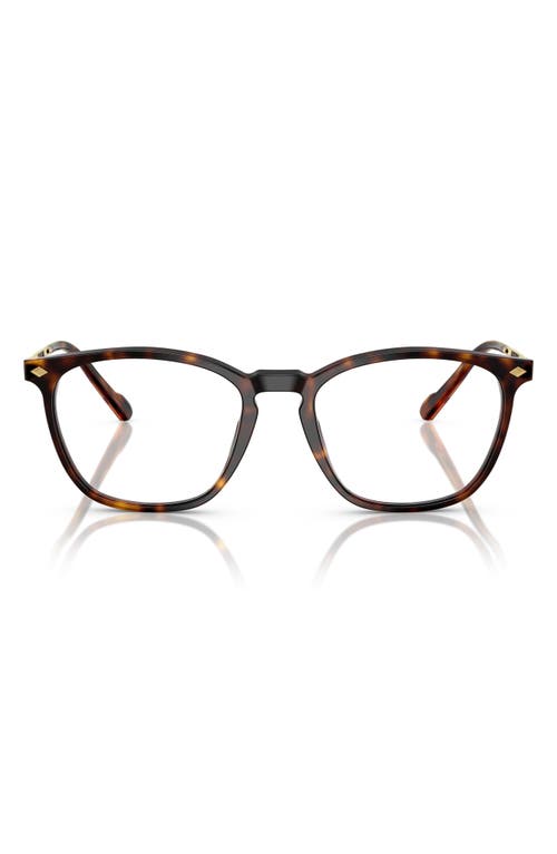 VOGUE 53mm Pillow Optical Glasses in Dark Havana 