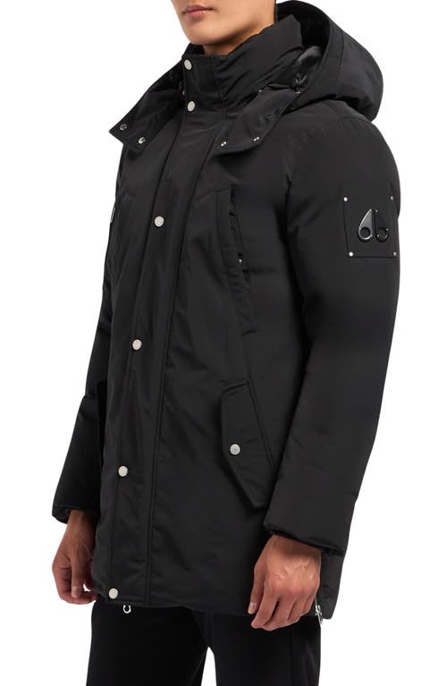 Shop Moose Knuckles Granite Peak Wind & Water Resistant Down Parka In Black