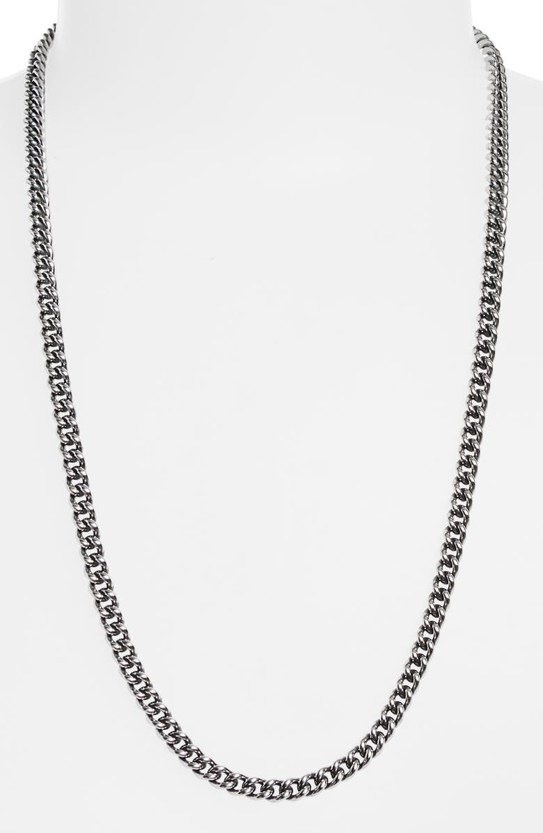 Good Art Hlywd Men's Ruby Rosette 4A Curb Chain Necklace | Nordstrom