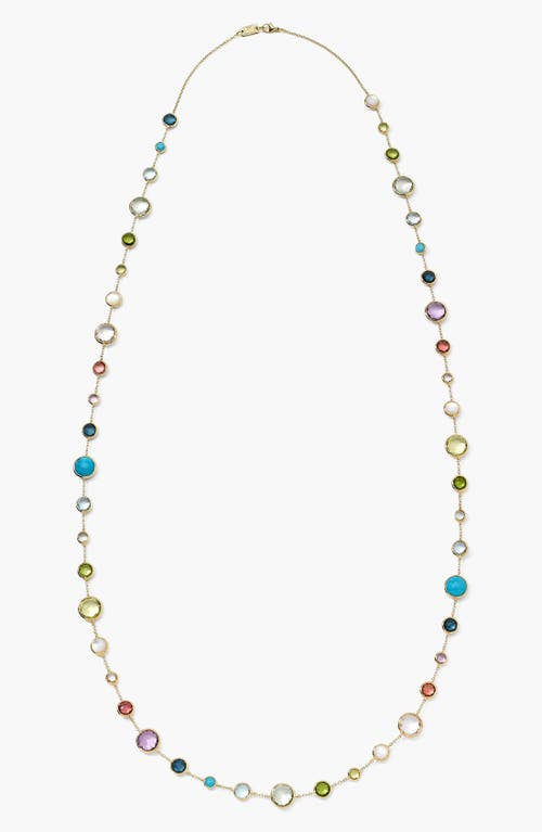 Ippolita Rock Candy Lollipop Station Necklace in Yellow Gold/Multi at Nordstrom
