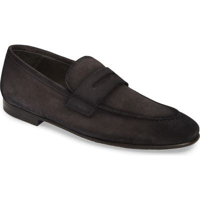 To Boot New York Enzo Apron Toe Penny Loafer, Grey