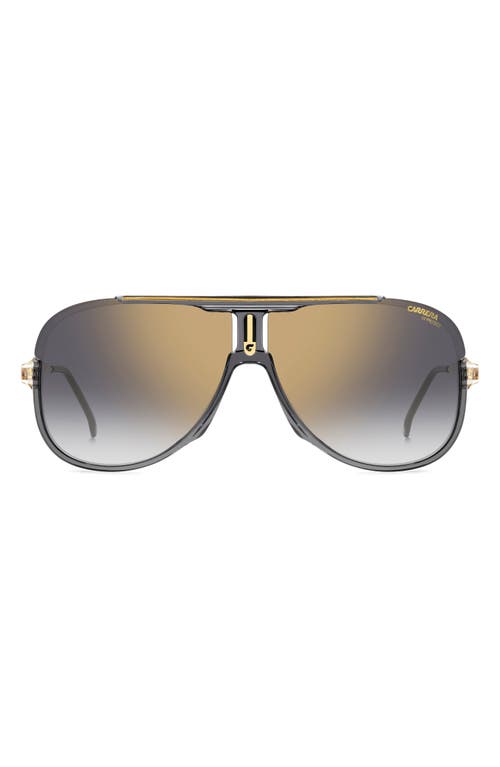 CARRERA EYEWEAR CARRERA EYEWEAR 64MM OVERSIZE AVIATOR SUNGLASSES 