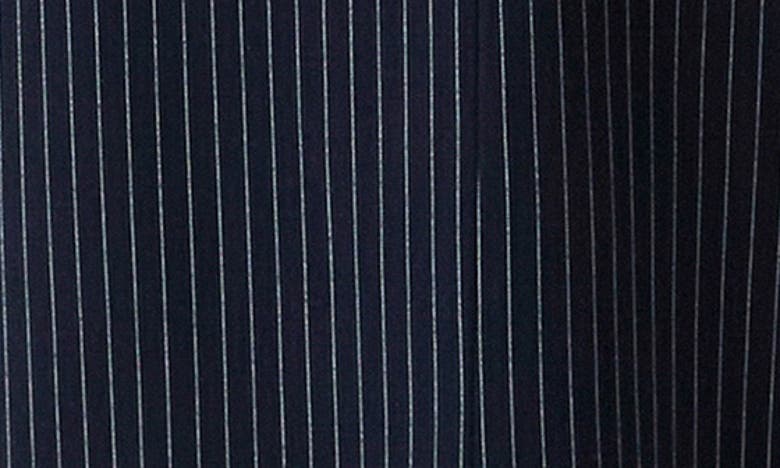 Shop Grey Lab Pinstripe Maxi Skirt In Dark Navy