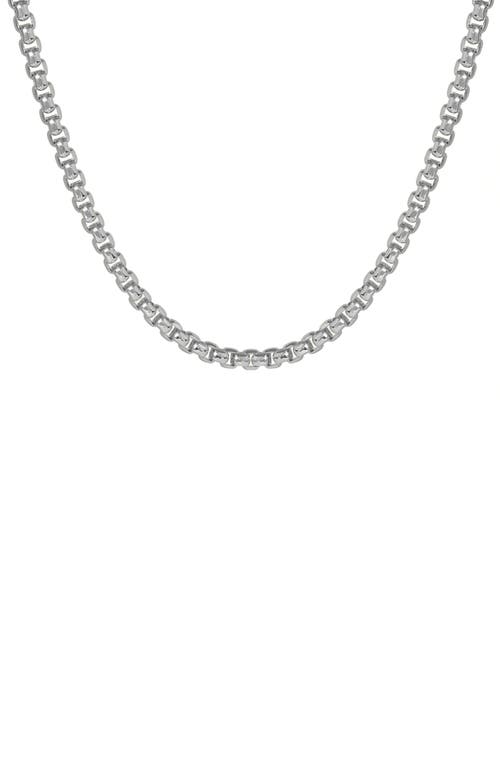 Shop Dean Davidson Softbox Chain Necklace In Silver