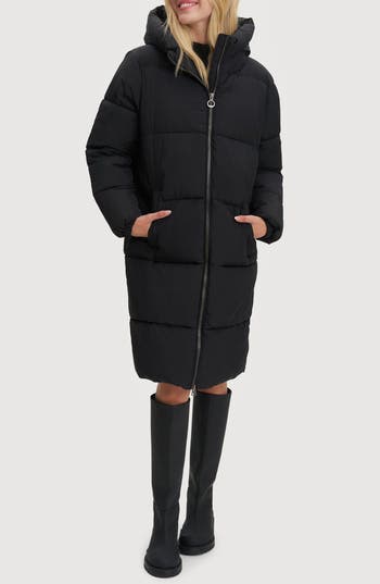 Noize Ramona Hooded Parka In Black