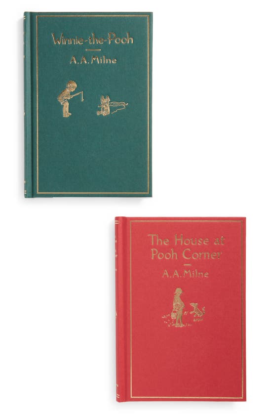 Shop Penguin Random House 'winne-the-pooh' & 'the House At Pooh Corner' Book Set In Teal/ Red