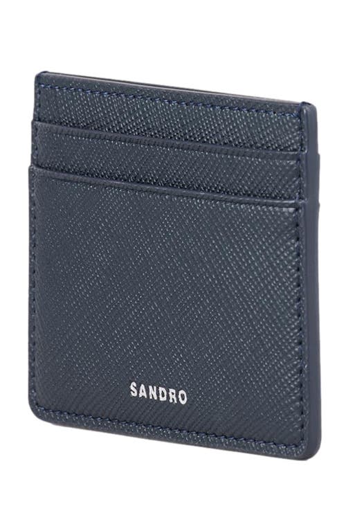 SANDRO SANDRO SYNTHETIC LEATHER CARDHOLDER 