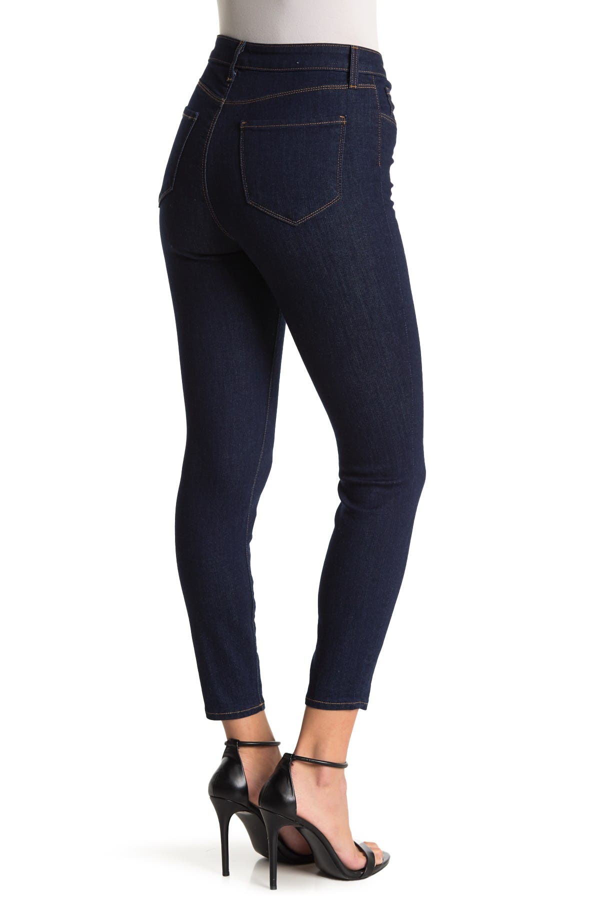 L Agence Margo High Rise Ankle Crop Skinny Jeans In Lexington