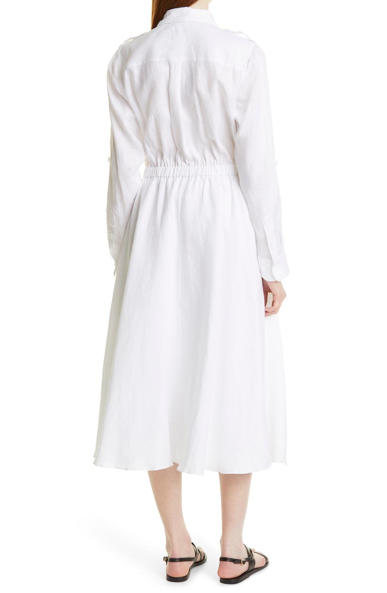 Equipment Jacquot Long Sleeve Linen Shirtdress, Alternate, color, 