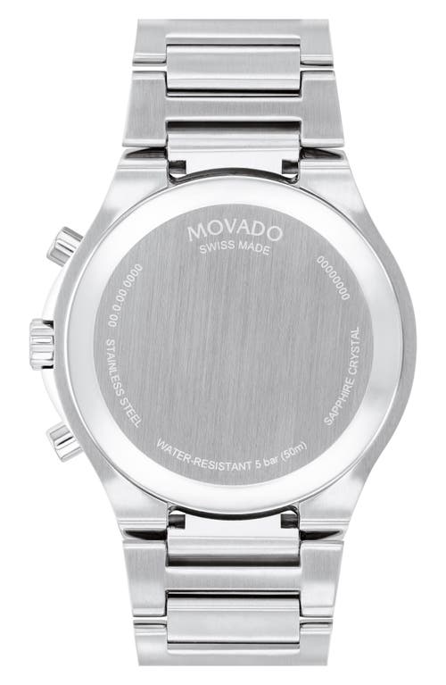 Shop Movado Se Chronograph Bracelet Watch, 42mm In Silver/blue