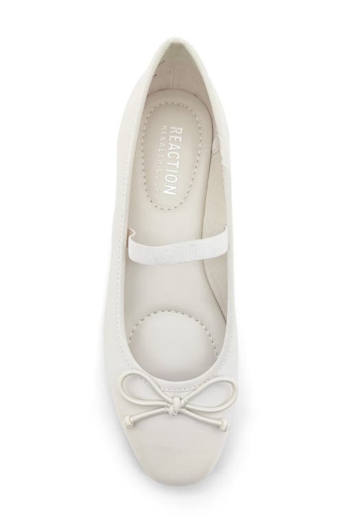 Reaction Kenneth Cole Melrose Ballet Flat In Ivory