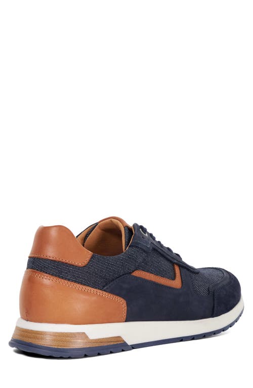 Dune London Toll Sneaker In Navy