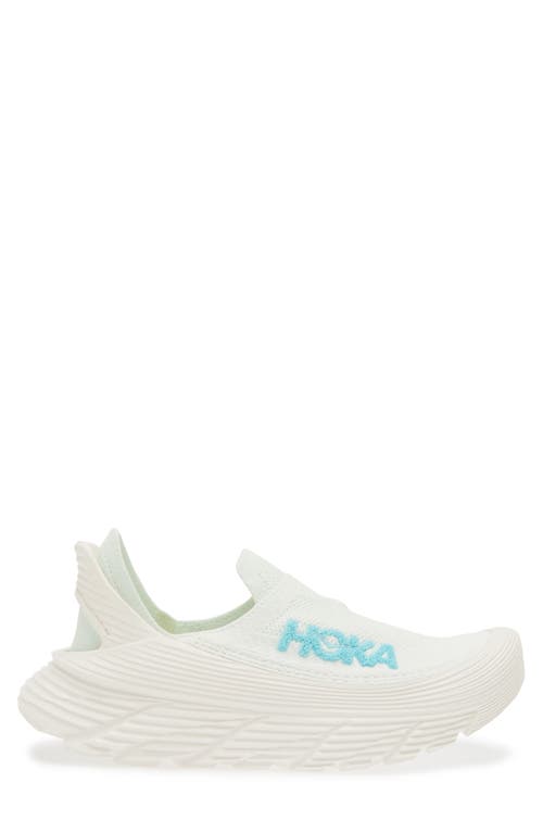 Shop Hoka Restore Tc Slip-on In Frost/rose Gold